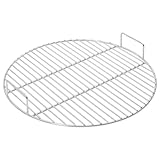 AJJHUUKI BBQ Grillrost mit Griffen rund Ø44,5cm 304 Edelstahl