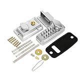 2–4-stelliges mechanisches Zahlenschloss, robustes, schlüsselloses Türschloss aus Legierung für Tore im Innen- und Außenbereich, wetterfestes Sicherheitsvorhängeschloss mit