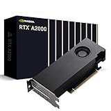 PNY NVIDIA RTX A2000 12GB Professionelle Grafikkarte 12GB GDDR6 PCI Express 4.0 x16, Dual Slot, 4X DisplayPort, 8K Support, Ultraleiser aktiver Lüfter