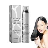 Sofortiges Haar Erfrischung, Feuchtigkeitsspendende Haarnebel, Trockenes Shampoo -Spray, Milde Pflegekomplex, Leicht Zu Tragen, 150 Ml, Für Schwimmende Morgenroutine Männer Männer Teenager