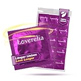 Loverelia Kondome Länger Lieben - 200 Stück (4 x 50 Stück) - konturierten Form - das Liebesspiel zu verlängern und den Genuss zu steigern – Naturkautschuk Latex - Vegan – Gefühlsecht