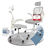 CLOUVOU SmartSeat Bürostuhl Ergonomisch [TESTSIEGER] Schreibtischstuhl 100% individuell einstellbar | Büro Stuhl & Gaming Stuhl | Computerstuhl Home Office Chair Ergonomic | Drehstuhl 150 kg