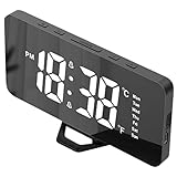Holibanna Wecker Für Teenager Wecker Für Radio Kabel Wecker Für Schlafzimmer Alarm Uhr Desktop-hefter Led-wecker Bürowefter Lichter Draht Digital Wecker-Spiegel Abs-Kunststoff