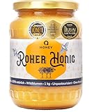 Q Honey Roher Honig – Natürlicher, Wilder, ungefilterter, laborgeprüfter Imker Honig aus Litauen, Gewinner der London International Honey Quality Competition 2025, 1 kg