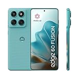 Motorola Edge 60 Fusion Smartphone (Robustes 6,67“-pOLED-Display Dank Corning Gorilla Glass 7i, widerstandsfähig, 50-MP-Kamera mit Moto-AI, 8/256 GB, 5100 mAh) Pantone Amazonite, inkl. Handyhalterung