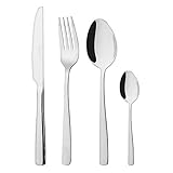 Exzact Besteckset aus Edelstahl 16-teiliges, Rostfreies Besteck