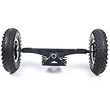 Offroad Elektro 8 Zoll LKW Räder Combo Skateboard Truck Mountain Longboard Räder mit Antriebsachse (Schwarz)