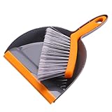 ifundom Mini Besen und Kehrschaufel Leichtes Desktop Reinigungsset mit Gebogenem Griff Weiche Borsten für Enge Räume Kompakt und Praktisch für Haushalt und Kinderhausarbeit