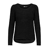 ONLY Damen Onlgeena Xo L/S KNT Noos Pullover,Schwarz (Black),42 (Herstellergröße: XL)