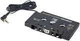 Q-Sonic Adapterkassette: CD/MP3-Kassetten-Adapter für Kfz-Betrieb (CD Adapter Auto, CD Adapter Autoradio, Audio Konverter)