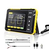 Oszilloskop Handheld, 400V 200 kHz 2,5 MS/s Oszilloskop, Echtzeit-Abtastrate Handoszilloskop mit OTA-Upgrade-Funktion, Tasche Oszilloskop für Einsteiger, Tragen Oszilloskop-Instrument