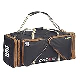Sherwood Unisex – Erwachsene Tragetasche Code III LE-Large | Transporttasche für Sport-BZW. Eishockeyausrüstung | inkl. Tragegurte | 4 Außenfächer | 104 x 60 x 45 cm | schwarz-Gold, (104x60x45 cm)