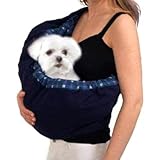 OrgMemory Hunde Tragetaschen, Tragetasche Katzen, Hundetragetasche Outdoor Tragetasche Hund (Blau Plaid)