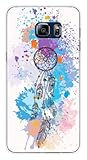 1001COQUES Schutzhülle für Samsung Galaxy S6 Edge Plus, Design Dreamcatcher, Rosa, bedruckt in Frankreich, weiche Silikonhülle