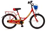 Bachtenkirch Kinderfahrrad 18'' Feuerwehr rot-gelb RH 31 cm