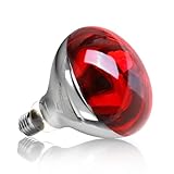 E27 R125 250 Watt Infrarotlampe Wärmelampe, Rotlichtlampe Wärmelampen AC 220-240V, Infrarotlichtlampe Reptilien Wärmelampe Terrarium, für Reptilien Tiere, Säugetiere, Hühnerstall, Kaninchen, Ferkel