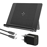 Faltbares Kabelloses Ladedock für Fire HD 10 Plus/Fire HD 8 Plus,für Kindle Paperwhite Signature Edition,Gcstnn Fast Wireless Ladeständer Weit kompatibel mit iPhone, Samsung Galaxy, Google.