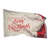 PHENO FLAGS Weihnachten Flagge 90x150 cm - Extrem wetterbeständige Fahne mit Messingösen, 100% Polyester, robuste Doppelnaht & in lebendigen Farben - Weihnachtsfahne für Familienfeiern & Firmenfeste