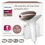 Philips Lumea IPL 8000 Series Haarentfernungsgerät mit SenseIQ Technologie – Alternative zur Laserhaarentfernung – 4 Aufsätze für Körper, Gesicht, Bikinizone & Achselhöhlen (BRI948/00)