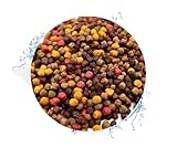 Warnick's Koifutter 8-Sorten-Mix mit Spirulina - 5 L, 3 mm - Fischfutter für Koi & Zierfrische - schwimmfähig & gut verdaulich