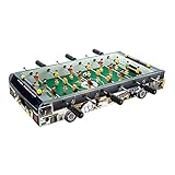 Calma Dragon XJ6011, Tischfußballtisch, Spiel, Fußballtisch (Größe: 60 x 30 x 11 cm) für Kinder und Erwachsene, aus Holz, kleine Größe, Metegol, Fußballspielzeug, Anfänger und Profis