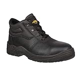 Iron Mountain IMBT227 Unisex wasserdichte Arbeits- und Utility-Sicherheitsstiefel, Schwarz, EU 46
