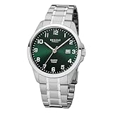 REGENT Herrenuhr Stahl 39mm 10 Bar Datum Mineralglas F-1422