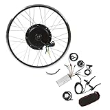 RTLR Fahrrad-Hinterradnaben-Motortreiber-Kit 48 V 1000 W Leiser Elektrofahrrad-Umrüstsatz Gute Wärmeableitung für Elektroroller mit Hoher Tragfähigkeit (27,5 Zoll)