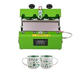 Wiyuer 550W Tassenpresse Maschine LED Display Mug Transferpresse Heisspresse Hitzepresse Tumbler-Presse-Set 0-200℃ Einstellbarer Mug Sublimationspresse Mugpresse