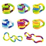 Fidget Toys Set, 6 Stück Fidget Toy, Fidget Toy Hand Augen Koordinationsspielzeug, Fidget Toys Set, Sensory Toys Tangles Autism, Stressabbau Spielzeug für Erwachsene Kinder
