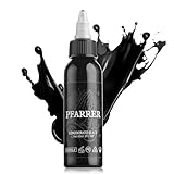 PFARRER Tattoo Farbe Black 2oz(60ml) hautfreundlich USA Standard Farbe schwarz Concentrated Black TI7003-60-002