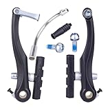 Mimoke V-Brake Bremsarme Bremsen für Fahrräder, V-Brake vorne und hinten mit 70 mm Bremsbelägen, Langer Arm 110 mm, Aluminiumlegierung
