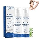 2 Stück Body Haarentfernung Schaum, Enthaarungscreme Intimbereich, Milde Natürliche Forme Enthaarungs Cream, Keine Hautirritationen, Hair Removal Foam, Haarentfernungscreme für Frauen und Männer