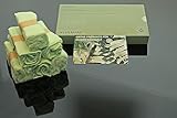 Generisch Bambus Allzwecktücher 100% Bambus 6er Set nachhaltige Reinigungstücher Bambus Putztücher Bambus Reinigungstücher 25 x 25 cm Grün