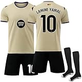 Generisch FCB 25/26 New Season FCB Trikot Nr.10 Fussball Erwachsene/Kinder Heim/Auswärtstrikot Fußballtrikots Trainingsanzug Shorts Socken
