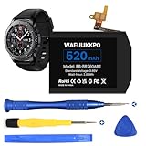 WAEUUKKPO [520mAh] Akku für Samsung Gear S3 Frontier SM-R760 und Gear S3 Classic, 3,85V Ersatzakku für SM-R760, R770, R765 EB-BR760ABE GH43-04699A