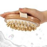 Körpermassage-Bürste – Körperbürste zum Bürsten und Massage, entspannendes Massagegerät aus Holz für Reisen, tägliche Pflege, Stimulation zu Hause, Unisex