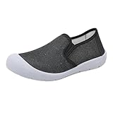 Damen Loafer Walkingschuhe Low Top Geschlossen Slipper Ohne SchnüRsenkel Freizeitschuhe Outdoor Schlupfschuhe Sneaker Mit rutschfeste Sohle Atmungsaktive Stoffschuhe Halbschuhe Casual Shoes