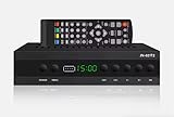 DVB-T-Receiver HD 2024, Spanien, TDT HD Tuner mit Recorder, DVB-T2 Decoder, 1080p/i, USB, HDMI, Scart
