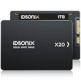 iDsonix SATA SSD 1TB 2,5 Zoll SSD Festplatte Intern, 560MB/s Lesen, 480MB/s Schreiben, mit 3D NADA Flash & Datenschutz, Ideal für Laptop, Desktop(PC), X20
