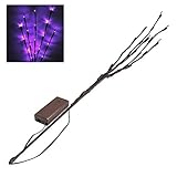 X-Institute LED-Zweig-Lichter, Baumlichter, flexible Dekoration, Licht für Zuhause, Geschäft, Vase, Tisch, Zimmer, dekorative Lichterkette, 3 Stück
