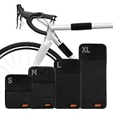 HENMI Fahrrad Rahmenschutz 4er Set,Carbon Rahmenschutz Fahrradträger,Fahrrad Transportschutz,Transportschutz Passend für Fahrradträger,Fahrrad Zubehör