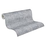 A.S. Création Vliestapete Beton Concrete & More Tapete in Vintage Beton Optik 10,05 m x 0,53 m grau Made in Germany 224019 2240-19
