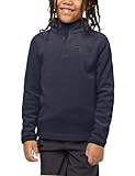 Jack Wolfskin Jungen Taunus Halfzip K Pullover, Blue, 152 cm