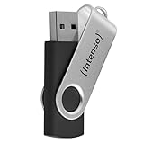 Intenso Office Line USB Stick 32 GB, Super Speed USB-A 3.2 Speicherstick mit bis zu 70 MB/s, Robustes Kunststoff-Metall-Gehäuse, Silber-Schwarz: Amazon.de: Computer & Zubehör