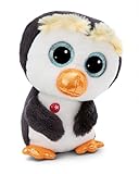 NICI Kuscheltier GLUBSCHIS Pinguin Prince Nigu 15cm grau - Stofftier aus weichem Plüsch, niedliches Plüschtier zum Kuscheln und Spielen, für Kinder & Erwachsene, tolle Geschenkidee - 48853