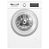 Bosch WUU28T70, Serie 6, Waschmaschine, 8 kg, 1400 UpM, Unterbaufähig, schneller waschen mit SpeedPerfect, Nachlegefunktion, Hygiene Plus, VarioTrommel, Leise dank EcoSilence Drive, LED-Display, Weiß