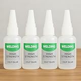 2026 Neu 50g Universalkleber Extra Stark, Super Kleber für Kunststoff, Metall, Keramik, Leder & Harz – Multifunktionaler Hochfester Ölkleber, Kleben statt Bohren, Mächtige Haftkraft (4)