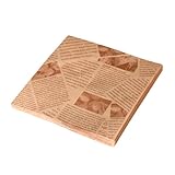 Ciieeo 100 Stück Burger Papier Fettabweisendes Backpapier für Sandwiches Hamburger und Snacks Umweltfreundliche Verpackung für Bäckereien und Restaurants mit Zeitungsdesign