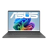 ASUS Zenbook A14 OLED UX3407QA Laptop | 14' WUXGA 16.10 OLED Display | QC Snapdragon X Plus X1-26-100 | 16 GB RAM | 1 TB SSD | QC Adreano GPU | Windows 11 | QWERTZ Tastatur | Iceland Gray
